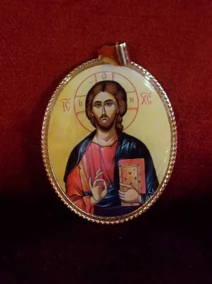 Медаљон са иконицом Господ Исус Христос