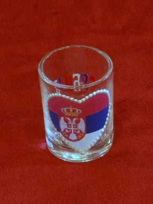 Осликана чашица за ракију