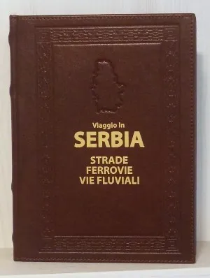 Србија, друмовима, пругама, рекама, на италијанском језику