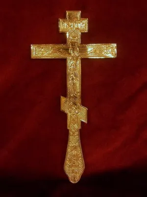 Ручни крст, позлата