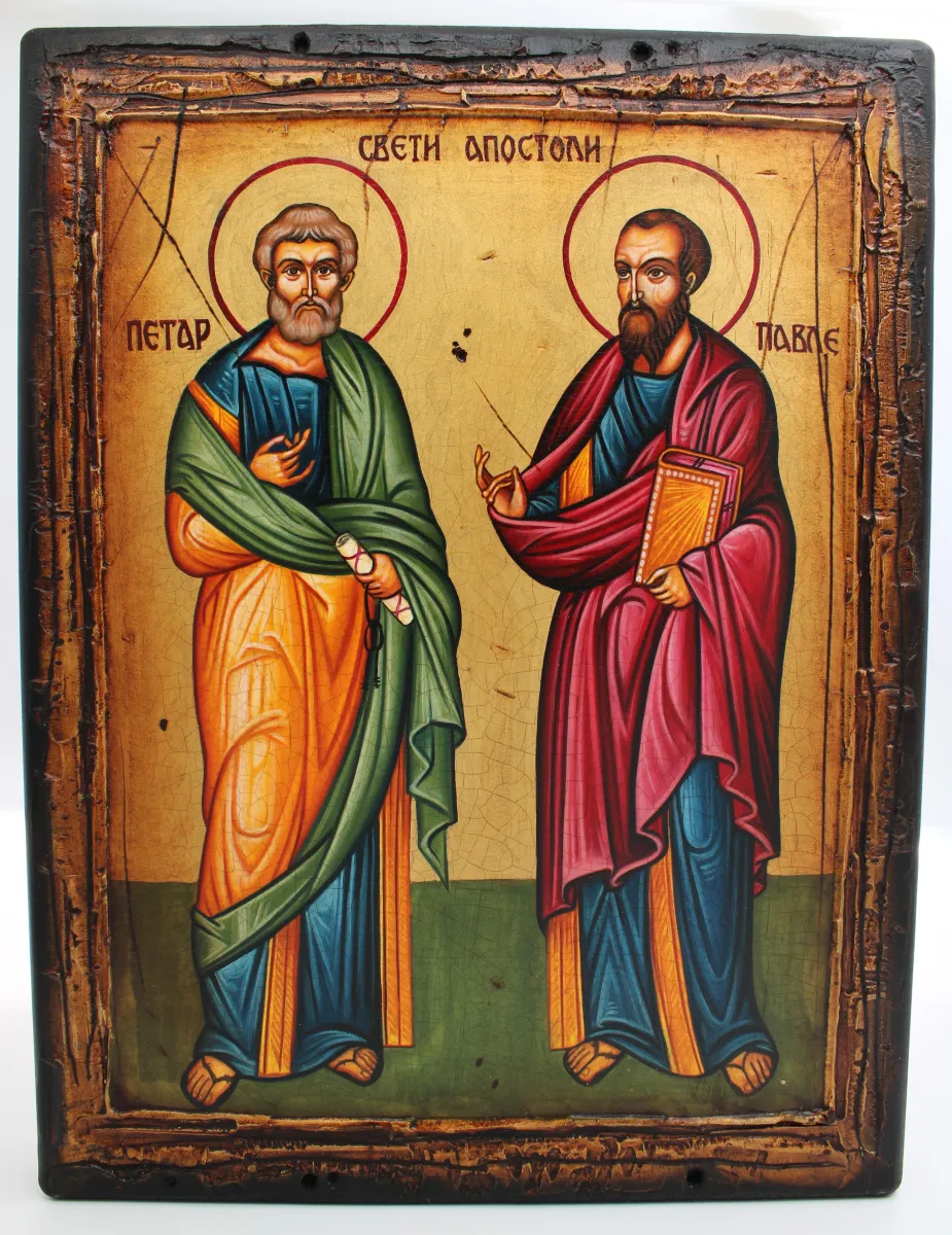 Икона Св. Петар и Павле / 26 х 36