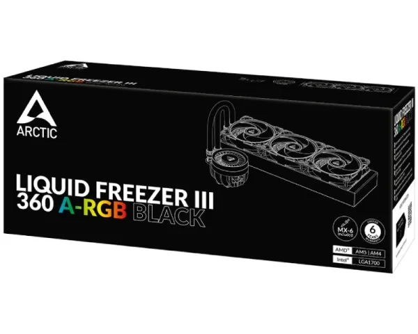 ARCTIC Liquid Freezer III 360 A-RGB Black vodeno hlađenje (ACFRE00...