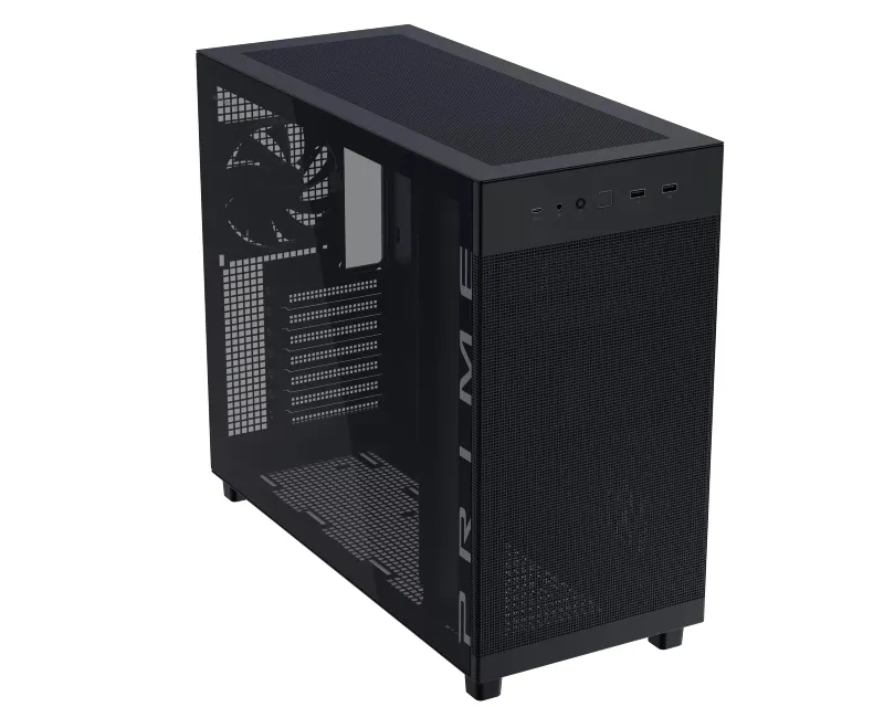 ASUS PRIME AP303 TG BLACK micro-ATX kućište crno
