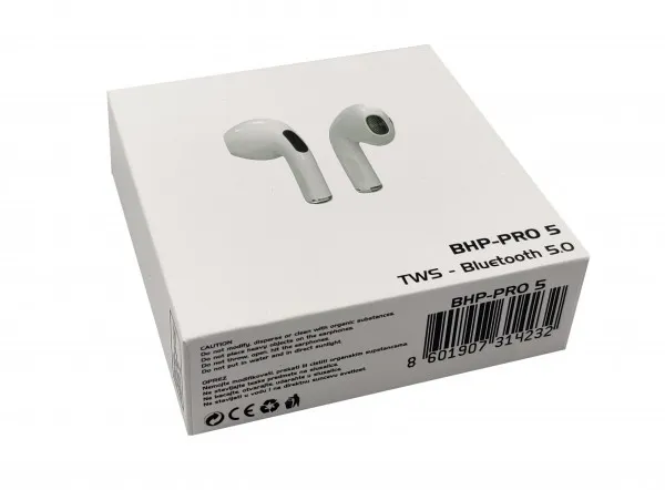 BHP-PRO 5 ** Gembird bluetooth V5.0 slusalice, 32ohm, 40/250mAh, touch control and Siri (