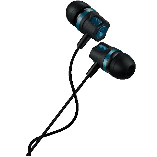 CANYON Stereo earphones with microphone, Green, cable length 1.2m, ...