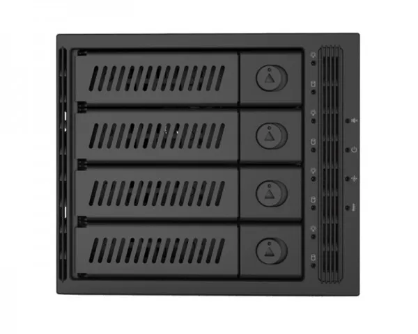 CHIEFTEC CMR-3141SAS 4 x 3.5" ili 4 x 2.5" SATA crna fioka za hard ...