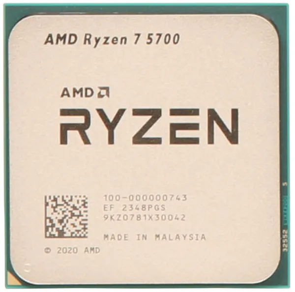 CPU AM4 AMD Ryzen 7 5700 8C16T, 3.70-4.60GHz 100-000000743 Tray