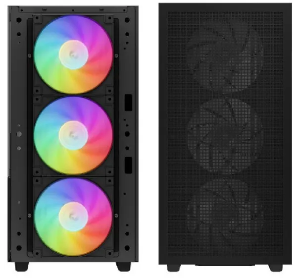 DeepCool CH560 DIGITAL ATX Kuciste, Dual Status Display, 3xLED 140mm +1x120mm, Staklena s