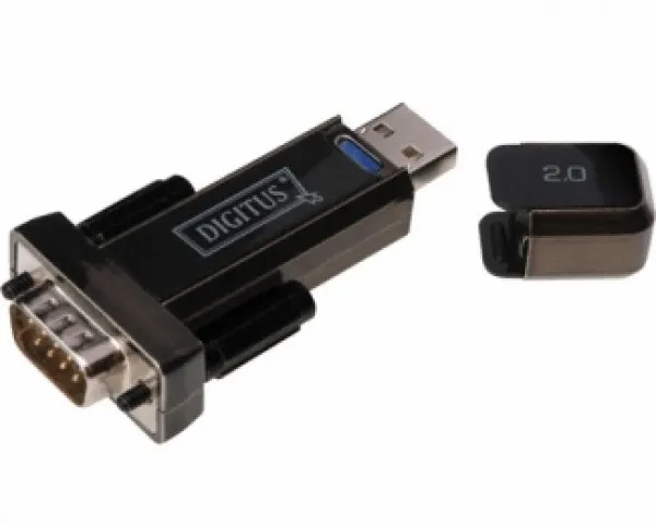 DIGITUS Adapter USB 2.0 tip A (M) - Serijski port (RS-232) 9pin (M)...
