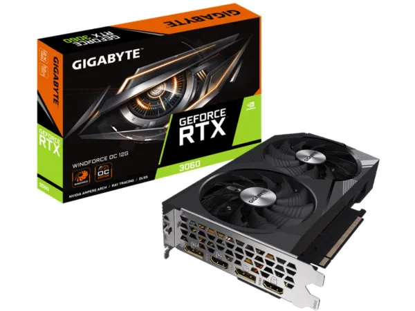 Grafička karta GIGABYTE GV-N3060WF2OC-12GD NVD12GBDDR6192bitcrna' ...