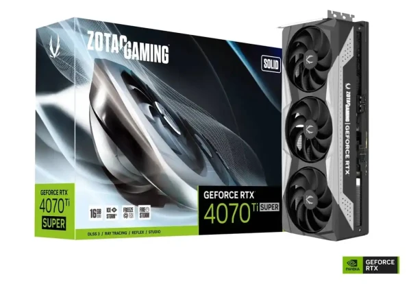 Grafička karta Zotac GAMING GeForce RTX 4070 TiSuper Solid 16GB DD...