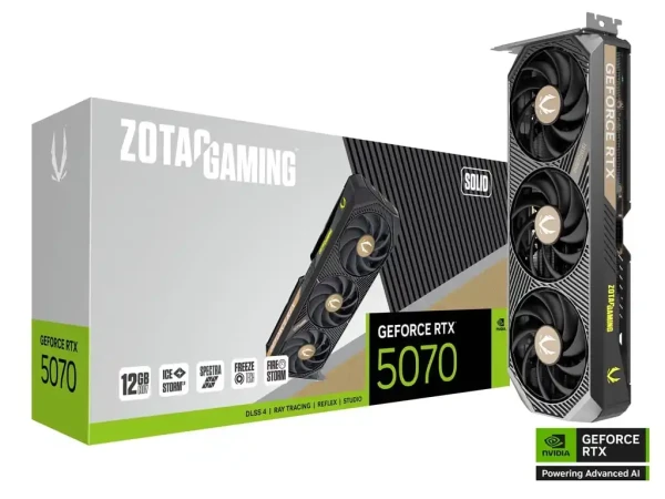 Grafička karta Zotac Gaming Geforce RTX 5070 Solid 12GB DDR7 192 b...