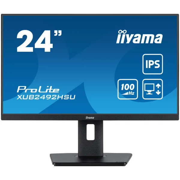 IIYAMA Monitor LED XUB2492HSU-B6 24" IPS 1920 x 1080 @100Hz 250 cdm...