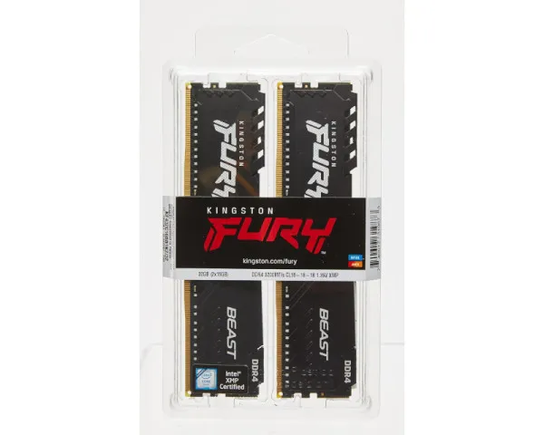 KINGSTON DIMM DDR4 16GB (2x8GB kit) 3600MTs KF436C17BBK216 Fury Bea...