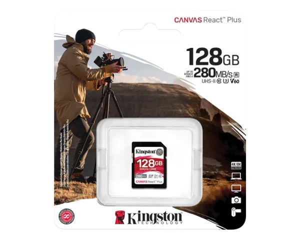 KINGSTON Memorijska kartica SDR2V6128GB 128GB SDXC UHS-II 280R150W...