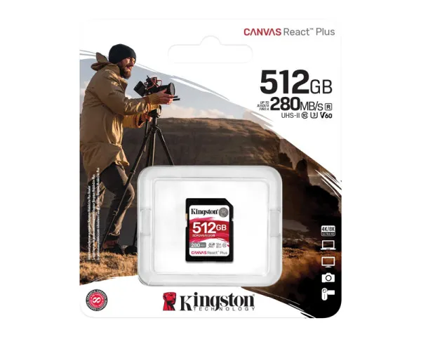 KINGSTON Memorijska kartica SDR2V6512GB 512GB SDXC UHS-II 280R150W...