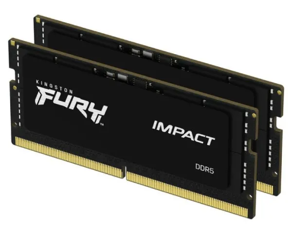 KINGSTON SODIMM DDR5 32GB (2x16GB kit) 6400MTs KF564S38IBK2-32 FURY...
