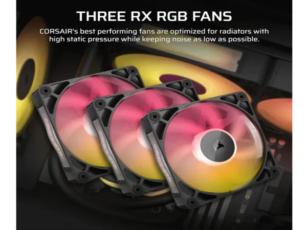 Kuler za CPU CORSAIR iCUE LINK TITAN 360 RXRGBAIO360mmtriple fanvod...