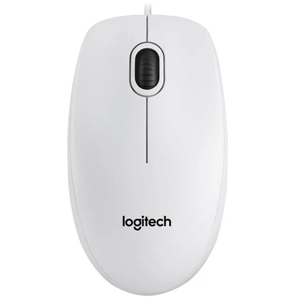 LOGITECH Corded  Mouse B100 - Business EMEA - WHITE ( 910-003360 )