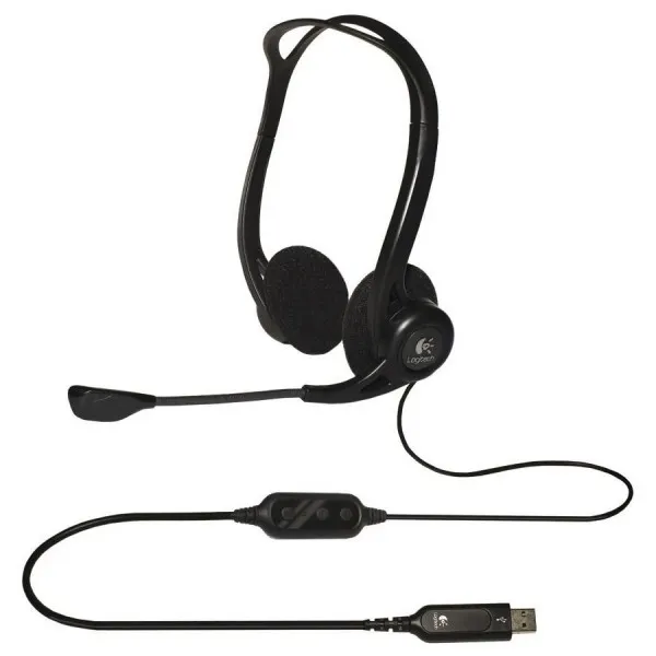 LOGITECH Corded USB Stereo Headset PC 960 - Business EMEA ( 981-000...