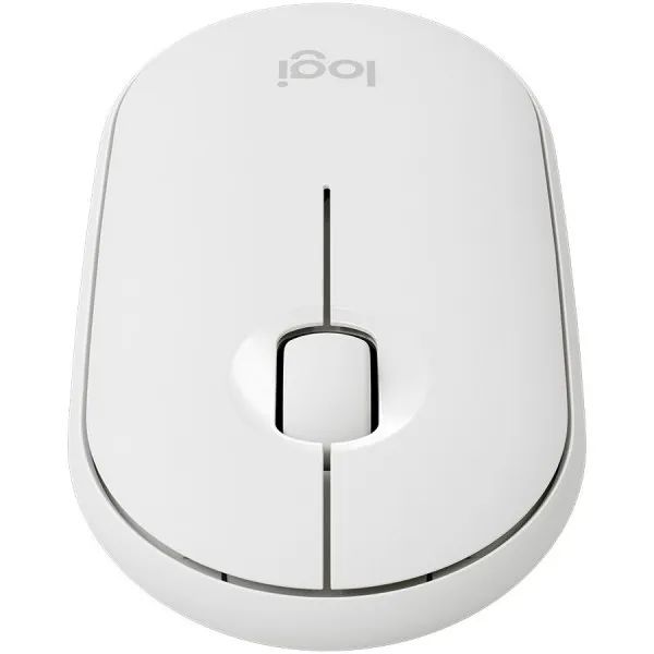 LOGITECH Pebble M350 Wireless Mouse - OFF-WHITE - 2.4GHZBT - EMEA -...