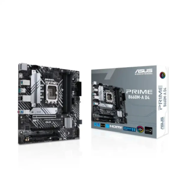 Matična ploča 1700 Asus PRIME B660M-A D4-CSMDPHDMIM.2USB C