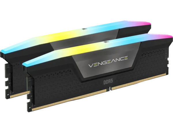 Memorija CORSAIR VENGEANCE 64GB(2x32GB)DDR56400MHzCL321.40VRGBXMP' ...