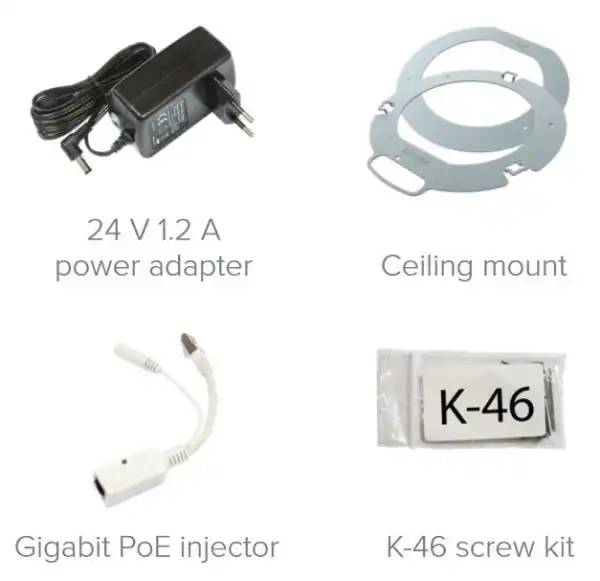 MikroTik RBcAPGi-5acD2nD 2.4/5GHz wireless AP, 2xGigabit (1xPoE), 802.11ac, IPsec RouterO