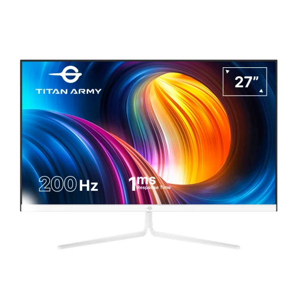 Monitor 27 Titan Army 27G2R2-W 2560x1440QHD IPS1ms200HzHDMIDPHDR400AMD FreeSync G-SyncBel
