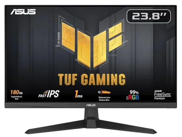 Monitor ASUS TUF VG249Q3A 23.8"IPS1920x1080180Hz1ms GtGHDMIx2,DPfre...