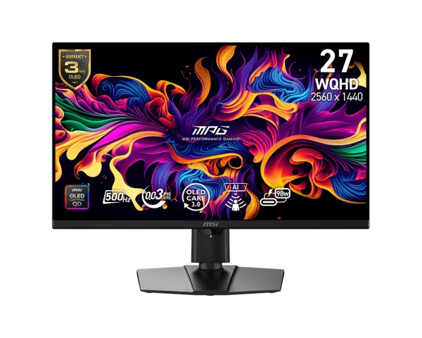 MSI MPG 271QR QD-OLED X50 | 27, 1440p, 500Hz, 0.03ms | STD Comp