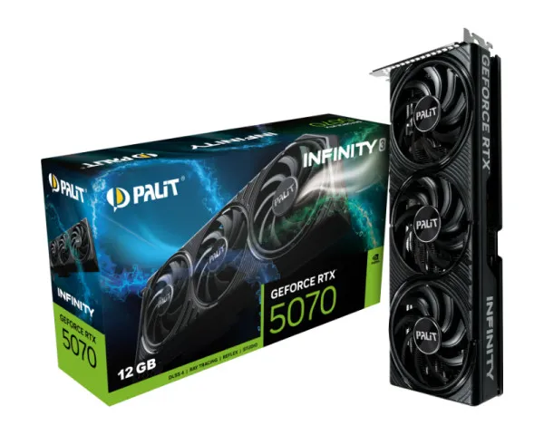 PALIT nVidia GeForce RTX 5070 12GB 192bit RTX 5070 Infinity 3 grafi...