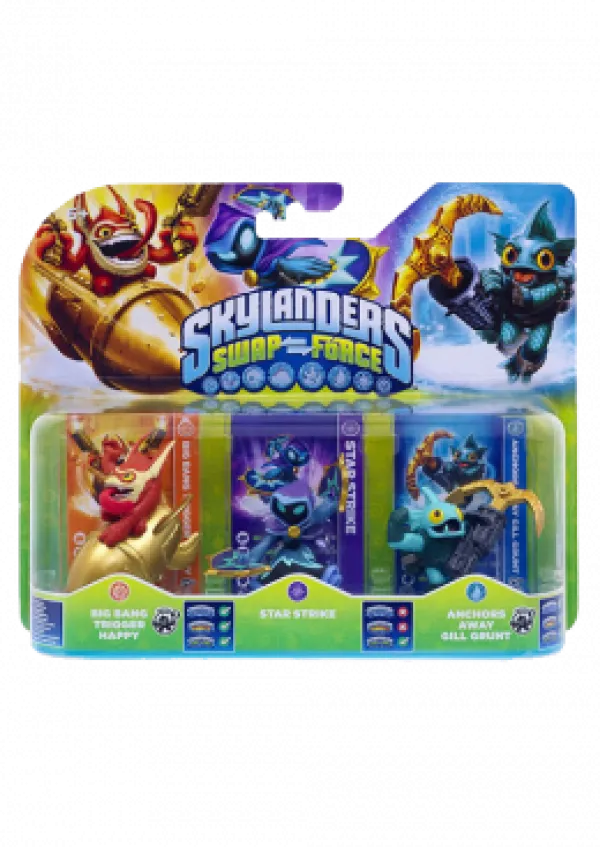 Skylanders SWAP Force Triple Pack C (Star Strike + Gill Grunt + Tri...