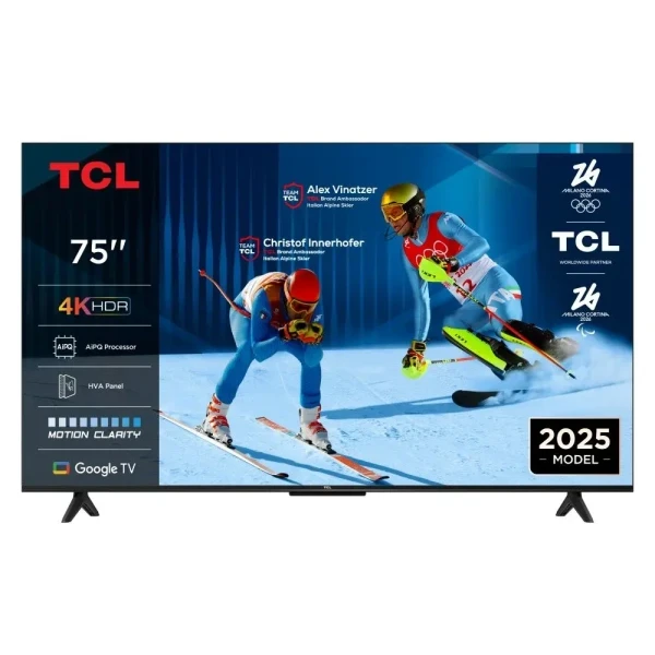 SMART LED TV 75 TCL 75V6C 3840x21604KUHD60HzDVB-T2CS2Google TV