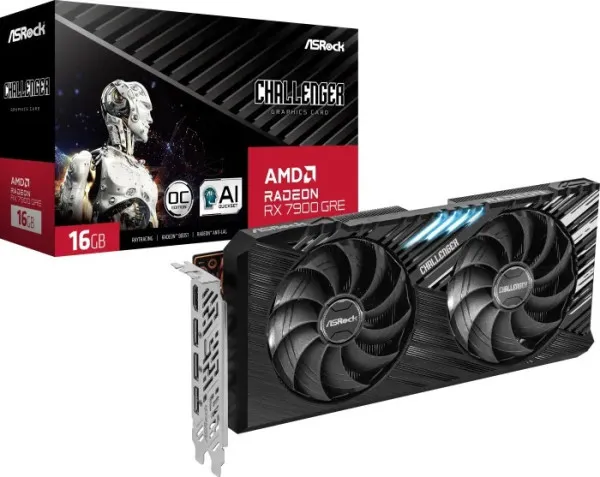 SVGA Asrock RX7900 GRE Challenger OC 16GB GDDR6 256bit, RX7900GRE C...