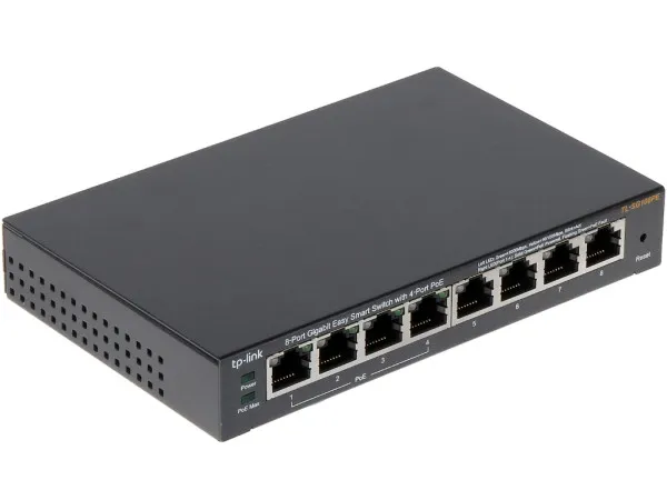 Switch TP-LINK TL-SG108PE Gigabit8xRJ45101001000MbpseSmart4x PoEDes...