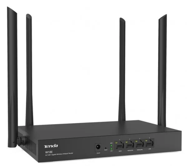 Tenda W18E AC1200 wireless dual band ruter 2.4+5GHz, 1W/3L, Gbit, 1...