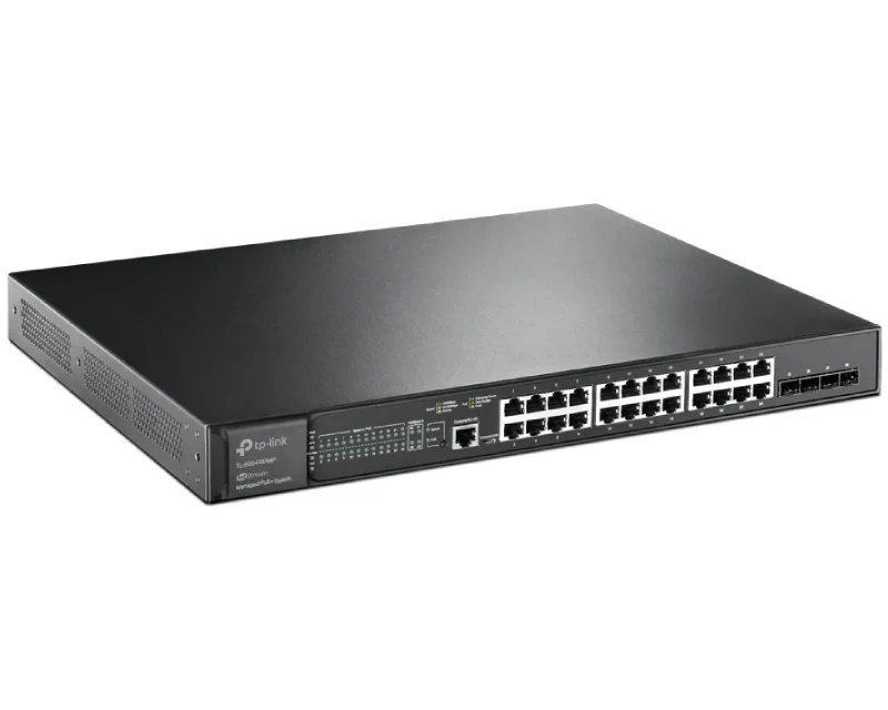 TP-LINK SG3428XMP Omada 28-Port upravljiv Switch sa 24- Porta PoE+ + 4-Port 10GE SFP+ L2+