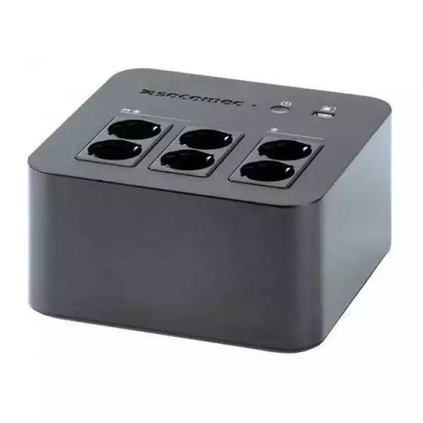 UPS Socomec NeTYS PL 600VA/360W 230V 50/60Hz Step wave, 4+2 &amp;scaron;uko izlaz, 1xUSB, Crn