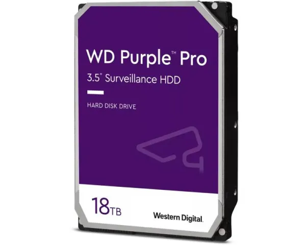 WD 18TB 3.5 inča SATA III 512MB IntelliPower WD181PURP Purple Pro ...