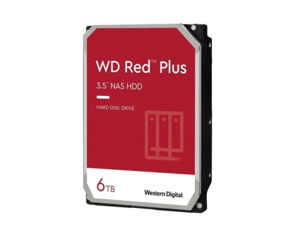 WD 6TB 3.5" SATA III 256MB IntelliPower WD60EFPX Red Plus