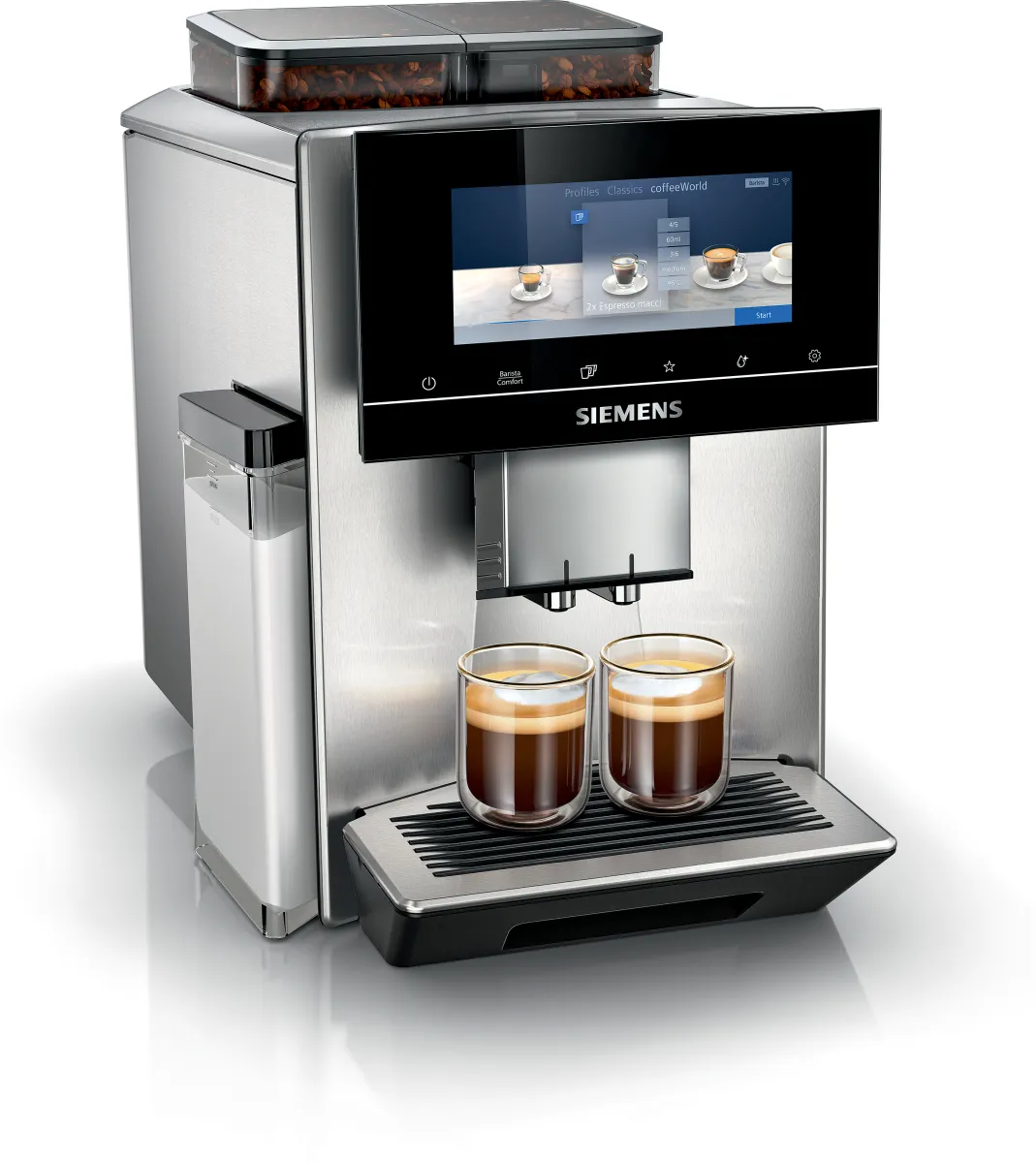 Aparat za espresso kafu EQ900 Siemens automatski od nerđajućeg čelika TQ907R03
