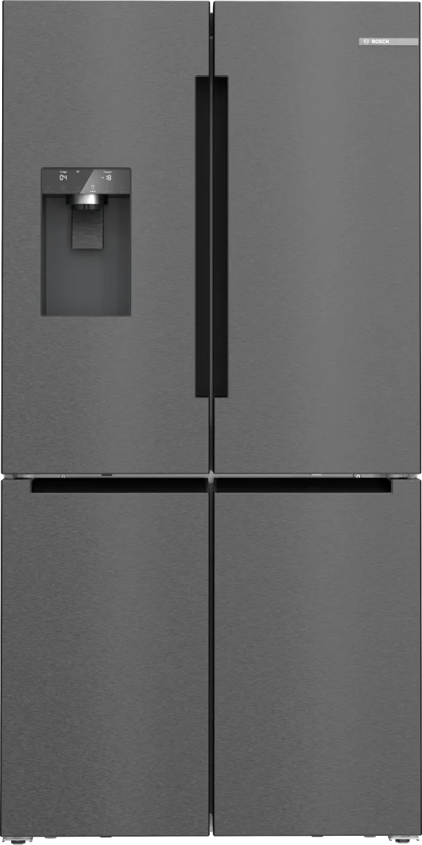 Dupli Side by Side frižider sa ledomatom sa francuskim vratima crni mat Serija 6 183 x 90.5 cm KFI96AXEA