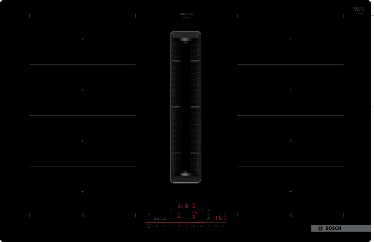 Indukciona ploča sa aspiratorom 80 cm bez okvira Serija 6 PXL811H26E