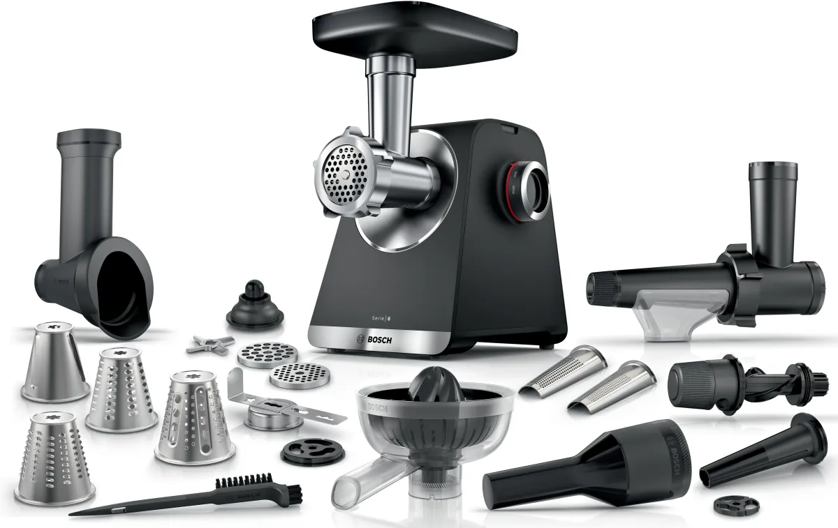 Mašina za mlevenje mesa MultiPower Series 6 2100 W crna srebrna metalik MFWS682B