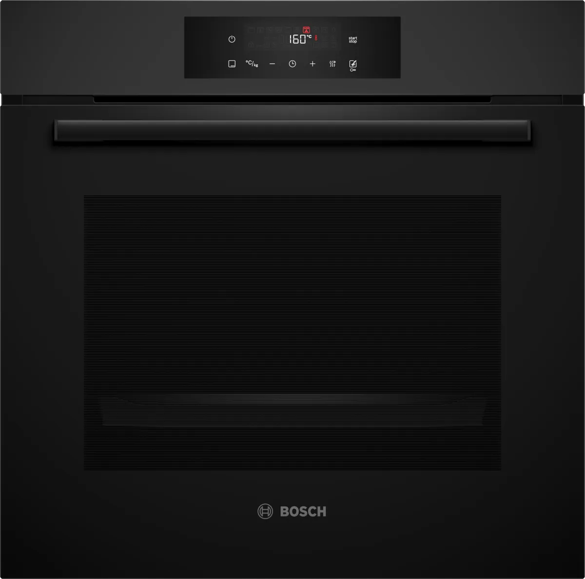 Series 4, Built-in oven, 60 x 60 cm, Matt Black, HBA572EM3