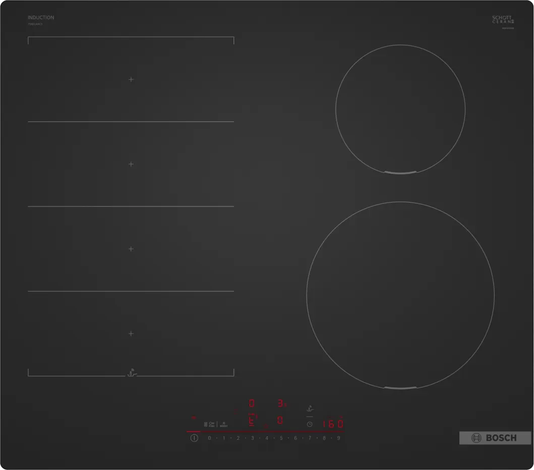 Series 6, Flex induction hob, 60 cm, PIX61AHC1E