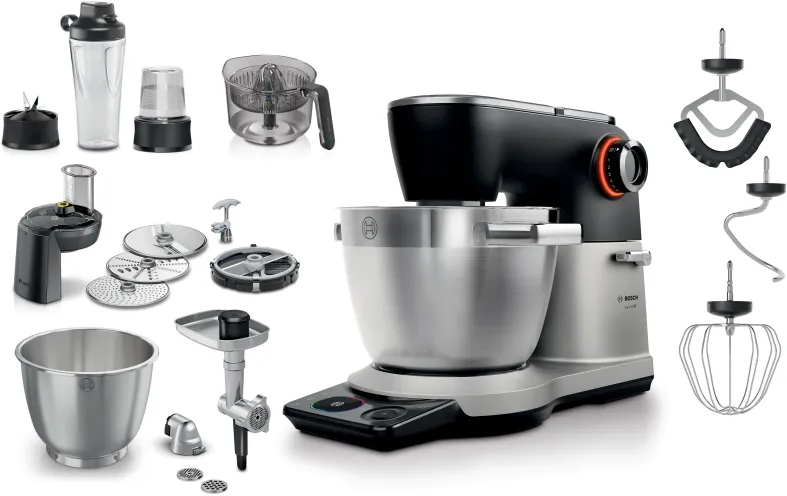 Serija 8, Kuhinjski robot sa integrisanom vagom, 1800 W, Siva, Crna, MUMS8ZS60