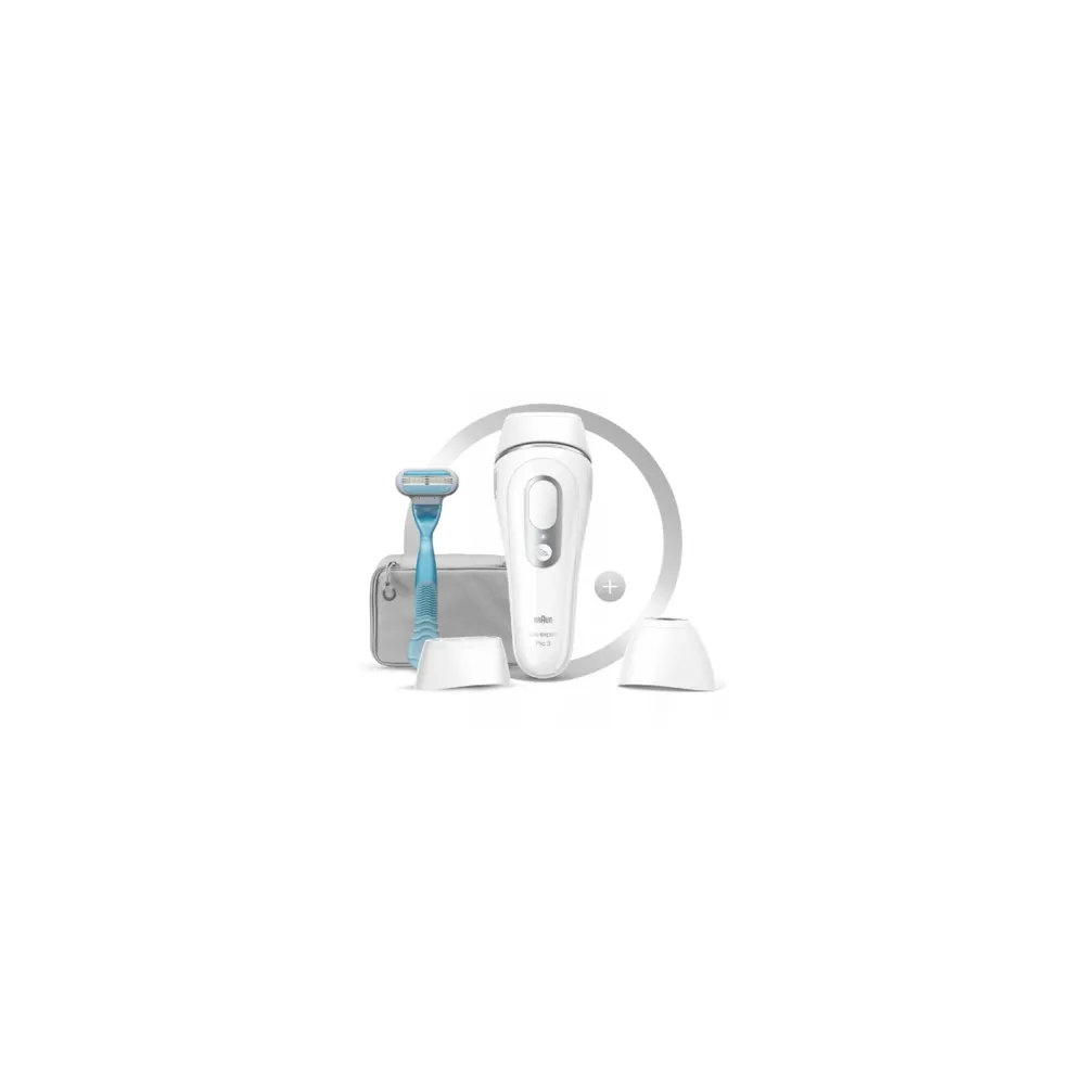 Braun IPL Epilator PL3121 - Bela / Siva