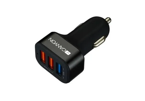 Canyon Auto punjač CNE-CCA07B - 3 x USB